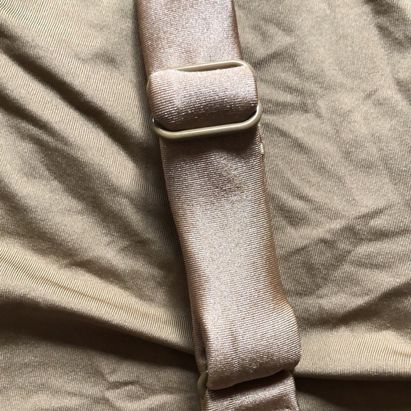 Good American Gold Bronze Deep Back One Piece Swimsuit NWT 4X - Picture 8 of 9